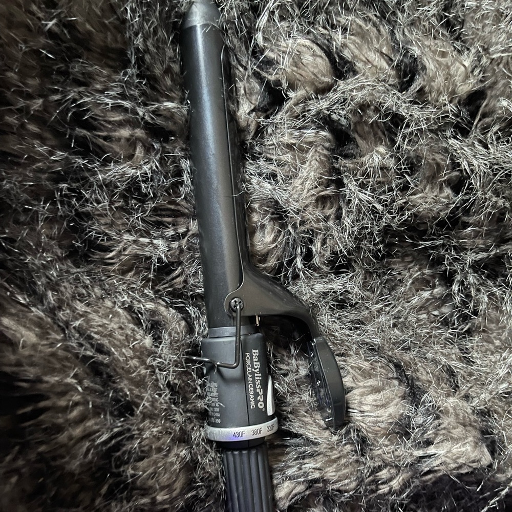 Black babybliss pro hair curler